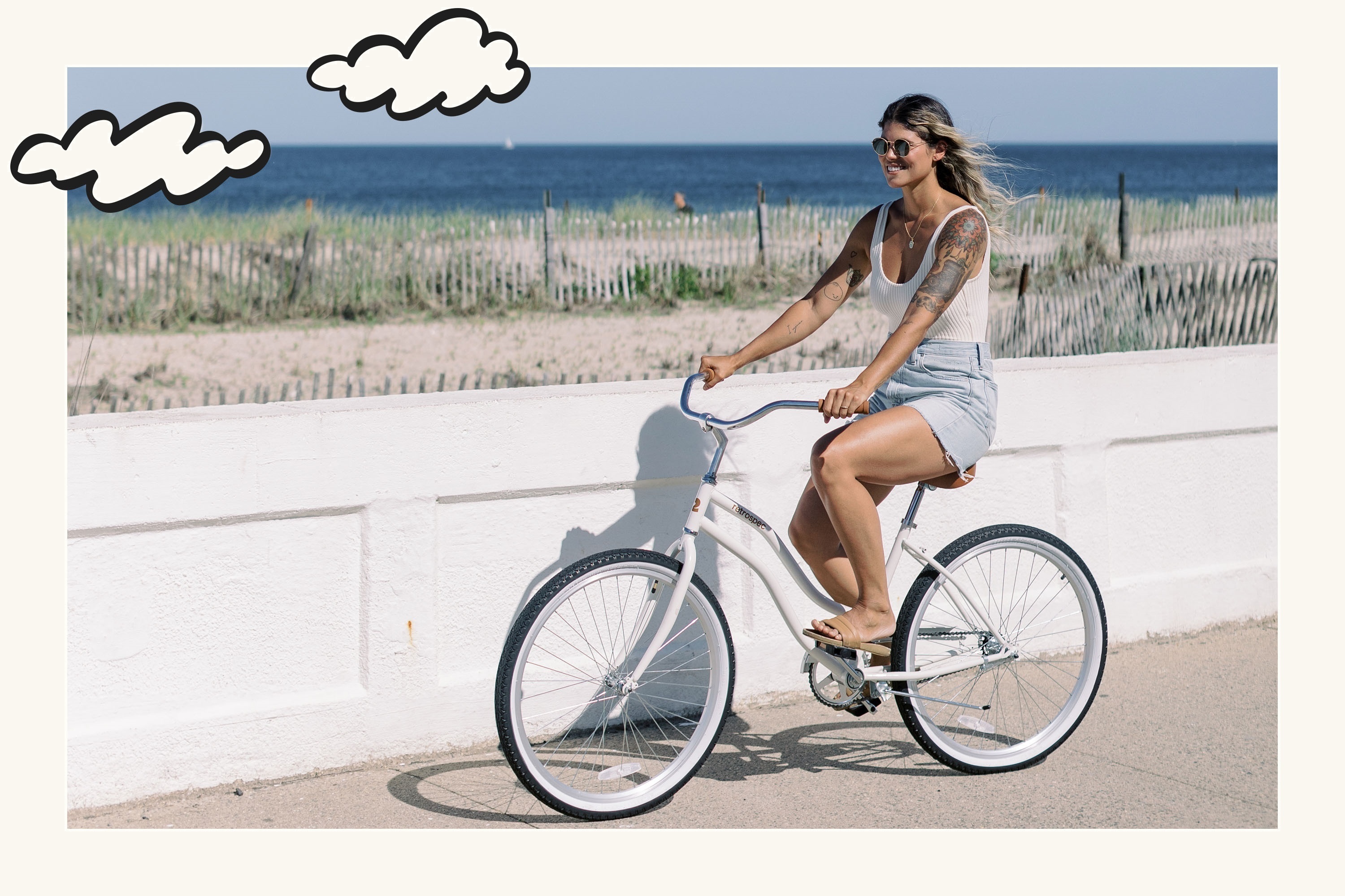 Retrospec women's cruiser bike sale