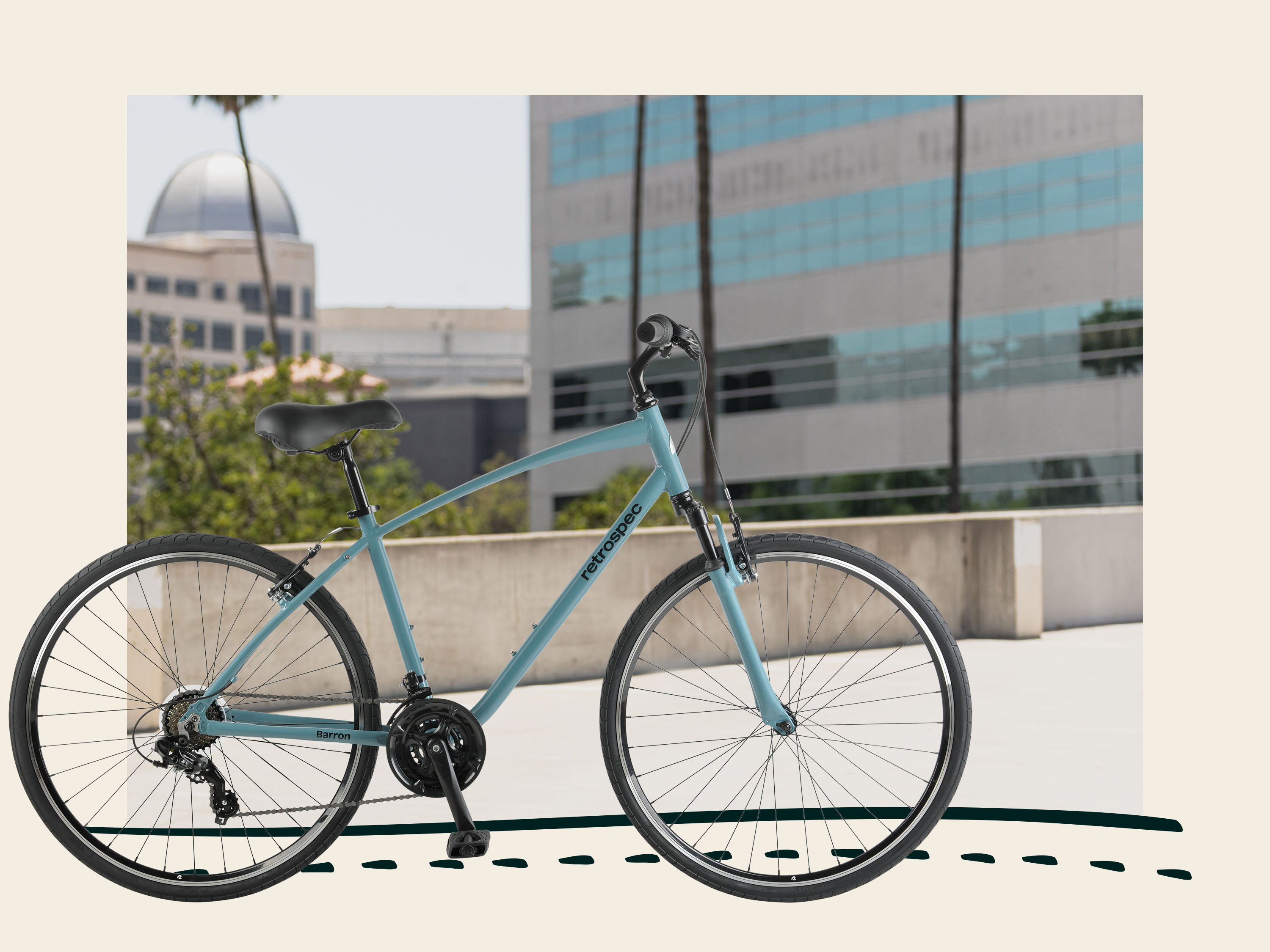 Bicycle Wheel Road Bike Retrospec Barron Comfort Hybrid Bicycle