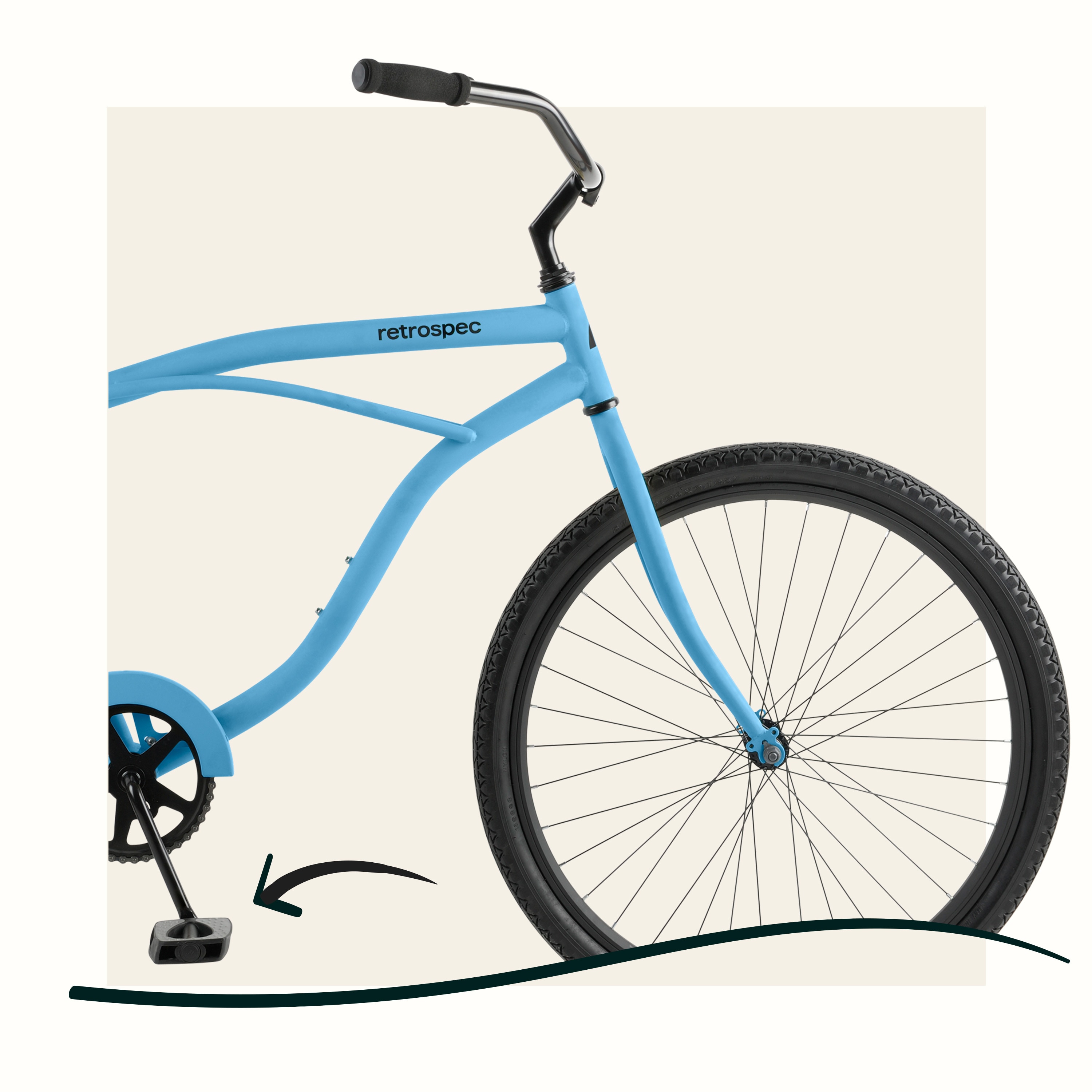 Chatham Beach Cruiser Bike Retrospec