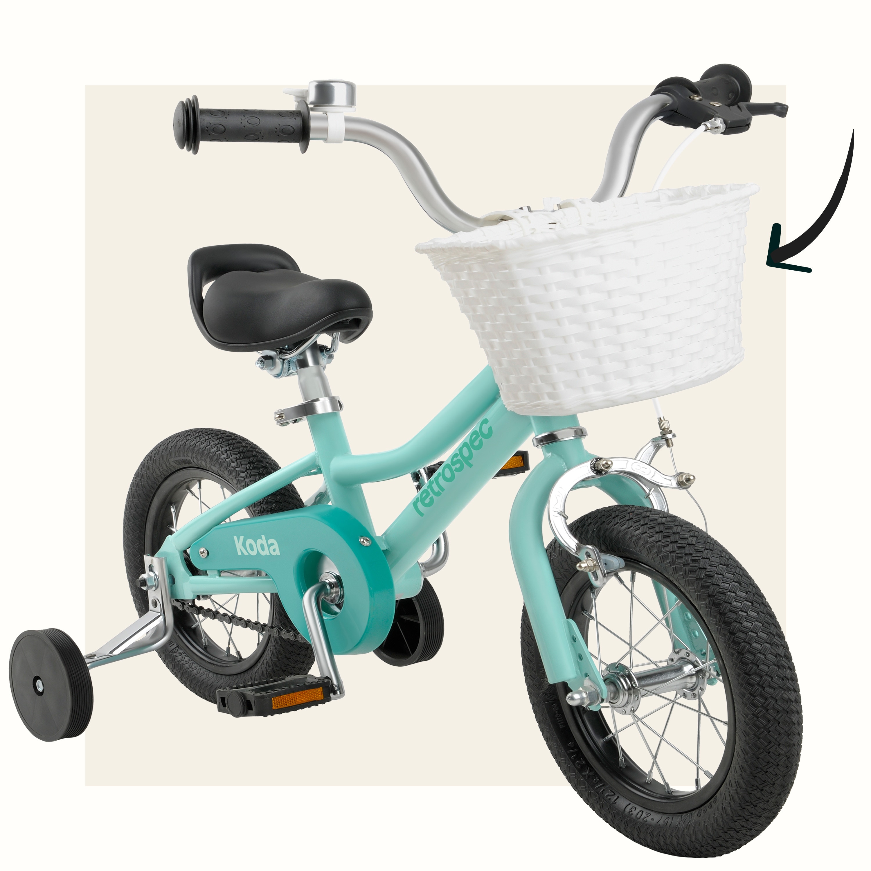 Koda 12-inch Kids' Bike 2-3 yrs  Retrospec