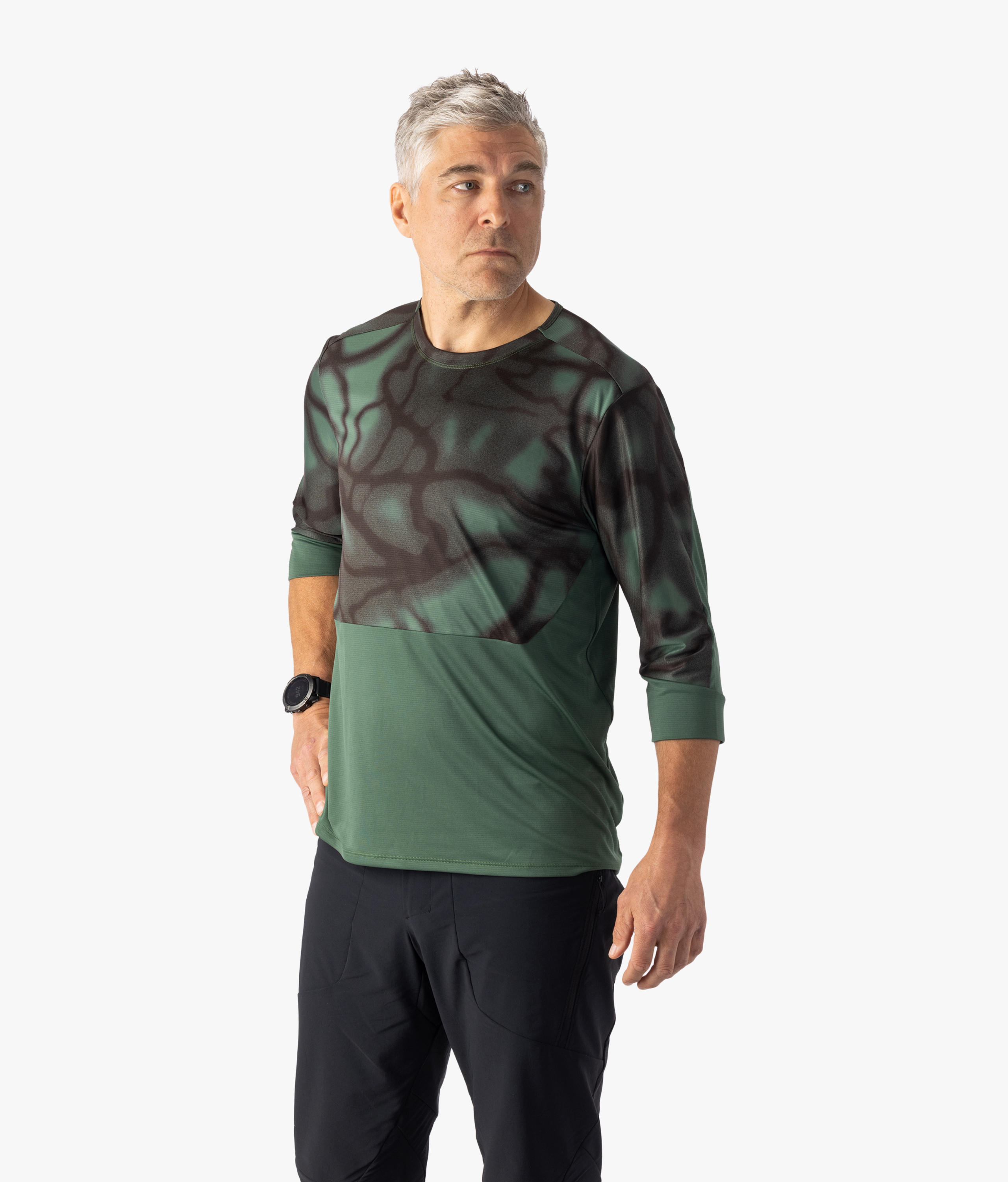 Men's Roam Shirt 3/4 - Men's Trail Riding 3/4 Sleeve Bike