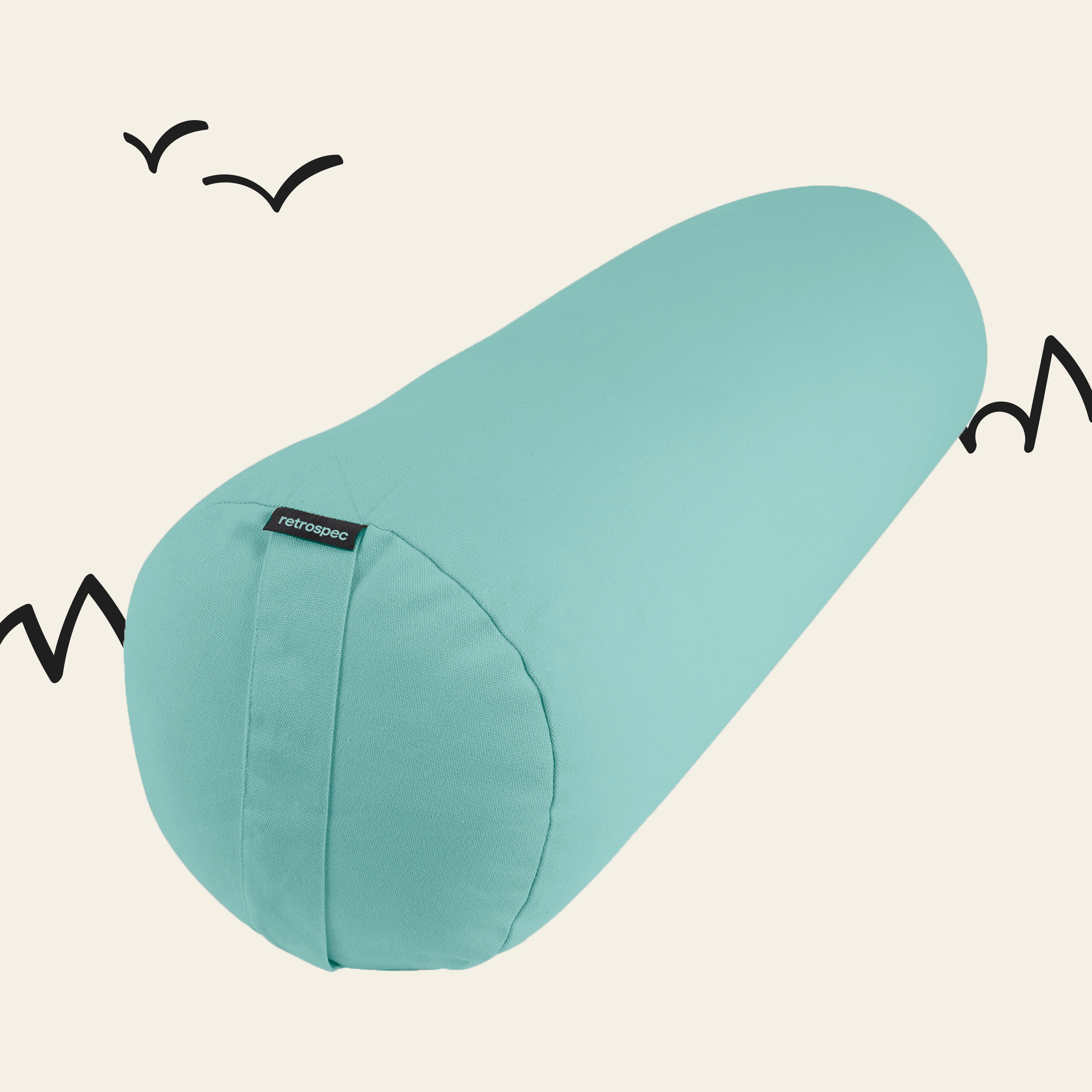 Sequoia Round Yoga Bolster Retrospec