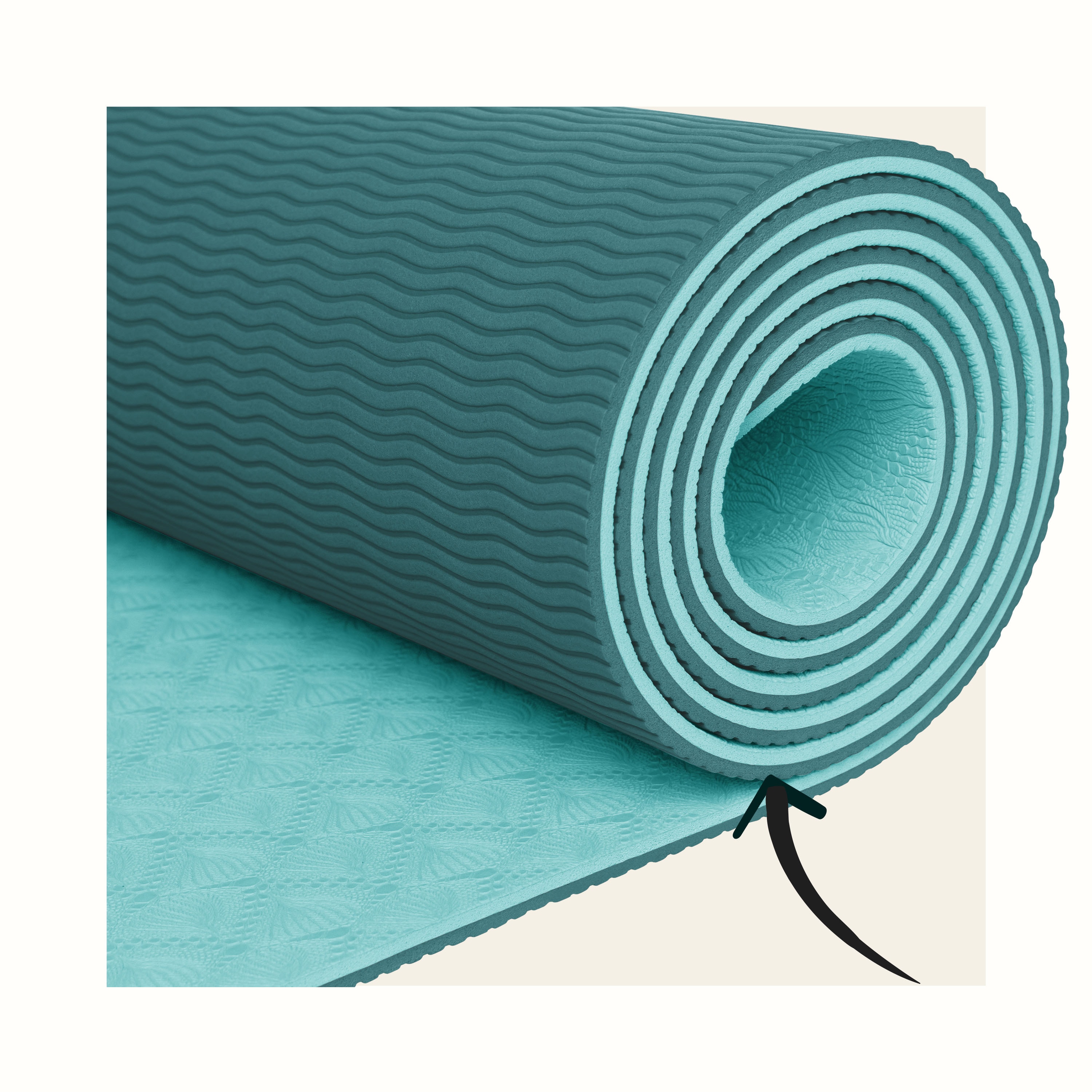 Zuma Yoga Mat 6mm Retrospec