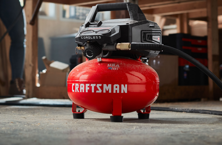 Craftsman air compressor and nail gun discount