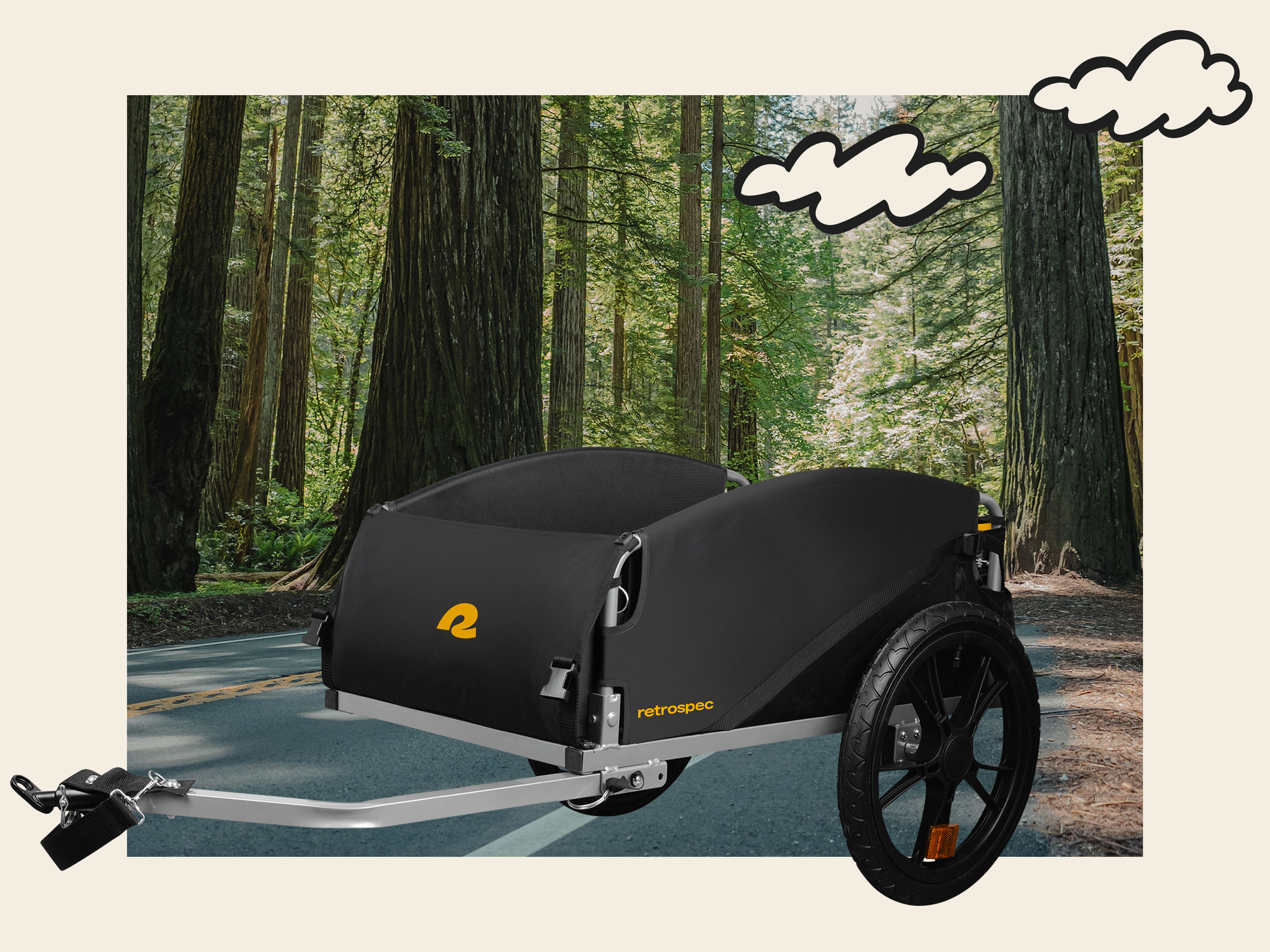 X Rover Trailers Rover Hauler Cargo Bike Trailer | Retrospec
