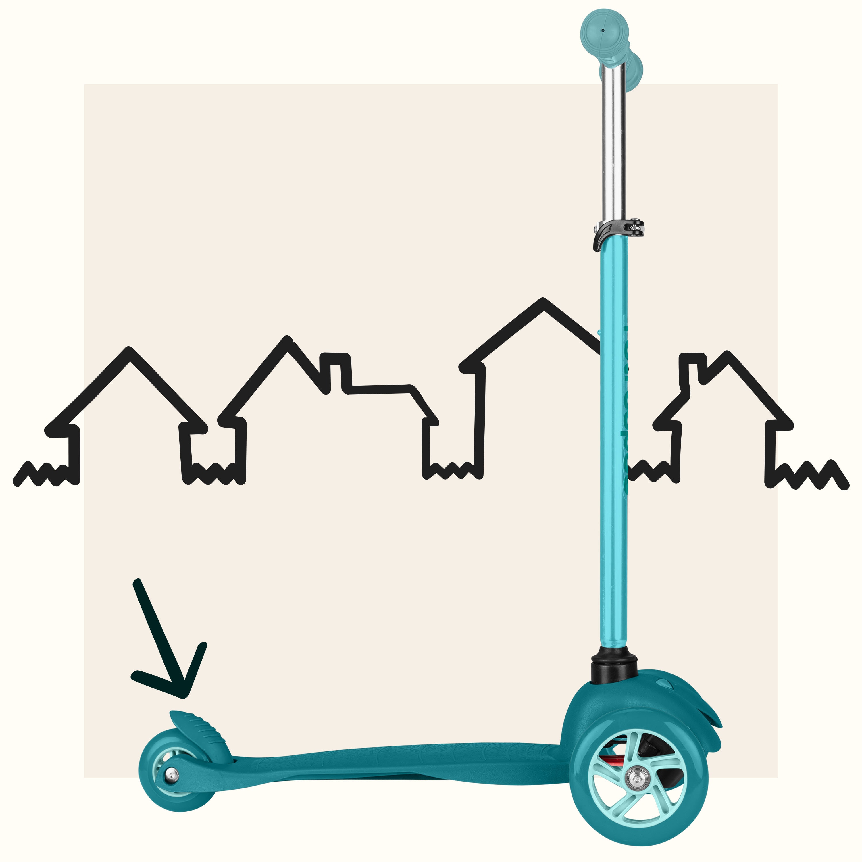 Chipmunk Kids' Kick Scooter - 3+ yrs Retrospec