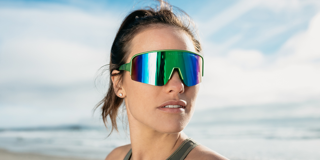 Hard Thunder Wrap Around Sunglasses Polarized Full Shield Green Lens Satin Metallic Green Frame Sunglasses 59 Us Blenders Eyewear Hard Thunder Wrap Around Sunglasses Polarized Full Shield Green Lens Satin Metallic Green Frame Sunglasses 59 Us Blenders Eyewear