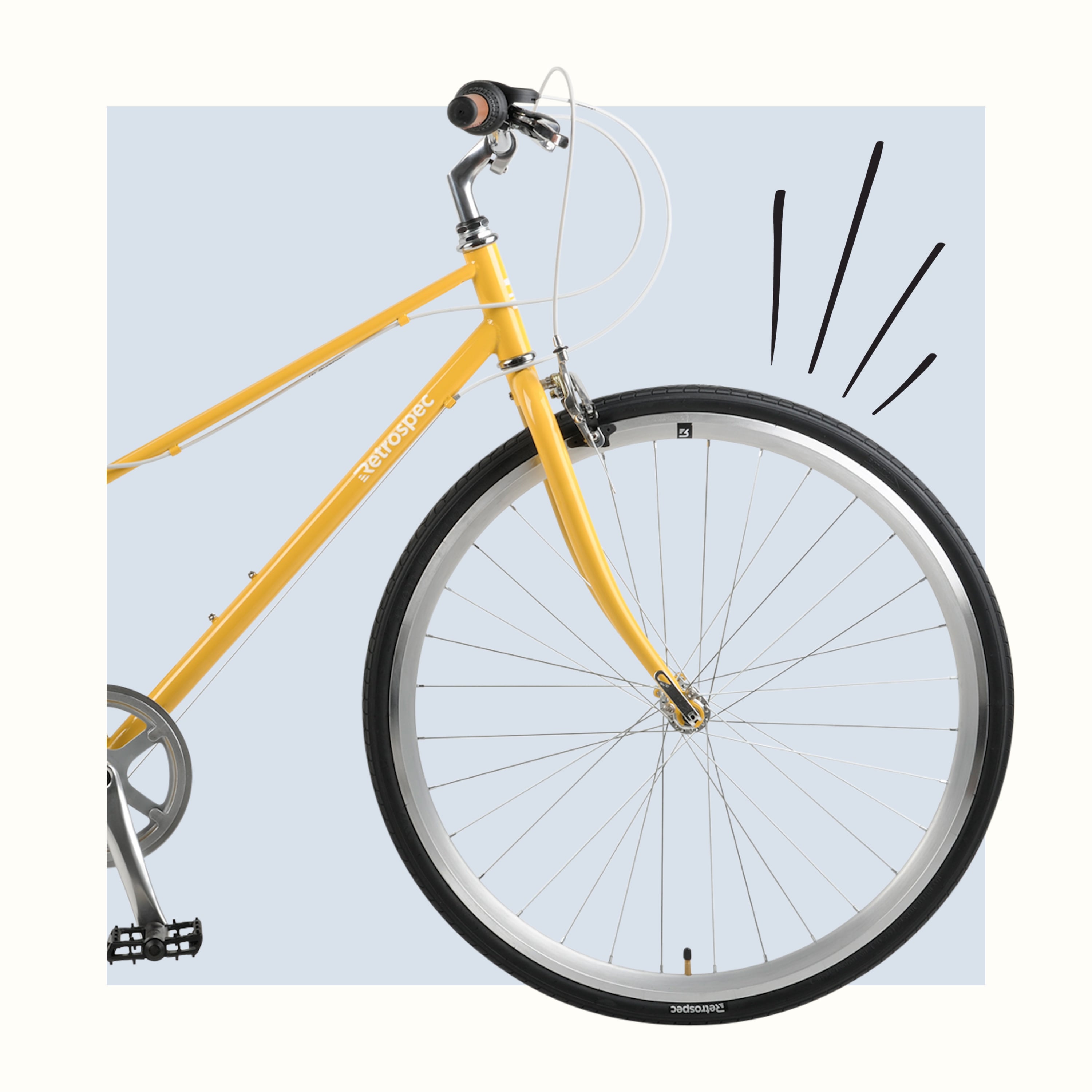 kinney mixte city bike