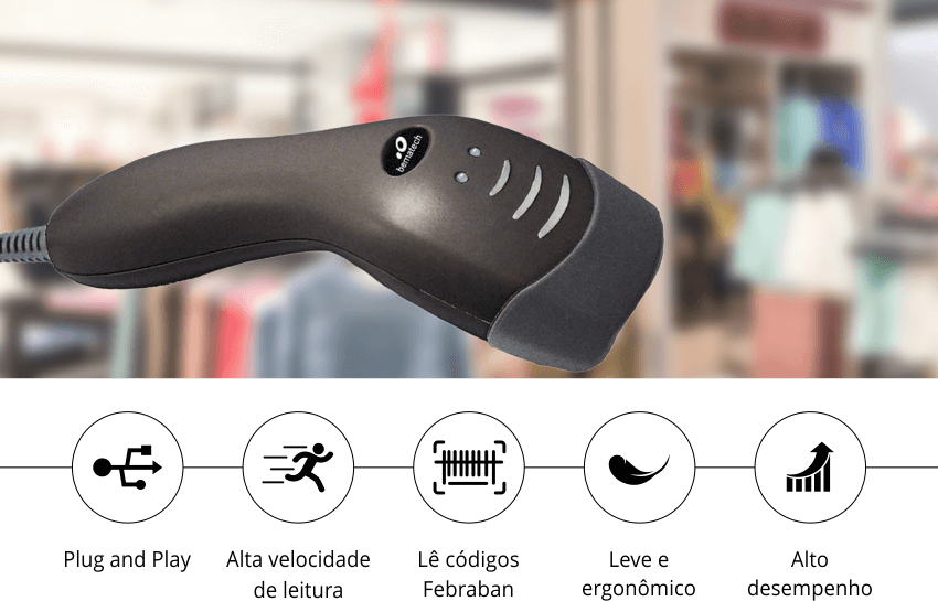 Leitor Bematech S-500 com ícones