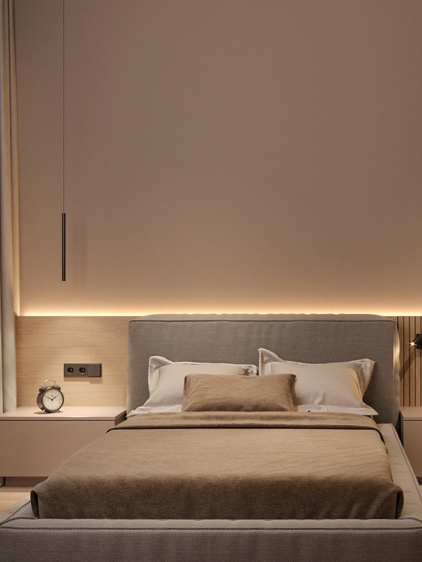 Modern bedroom led top lights