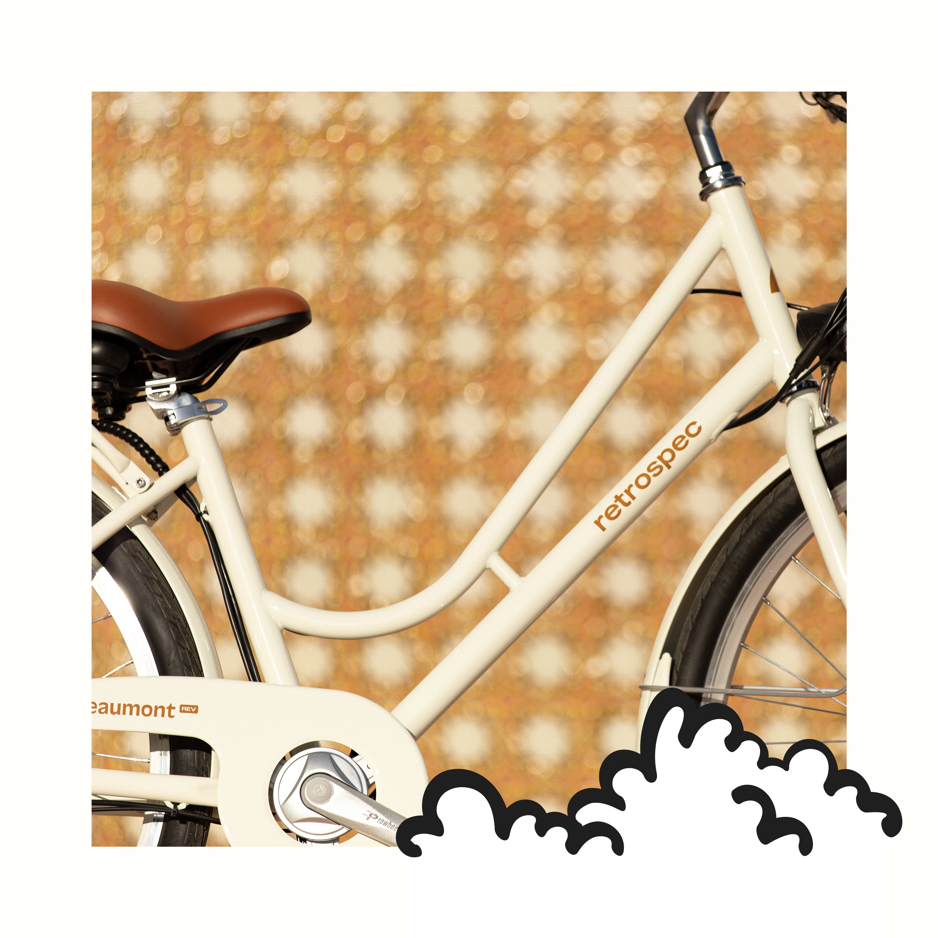Beaumont Rev Electric Bike - Step Through Retrospec