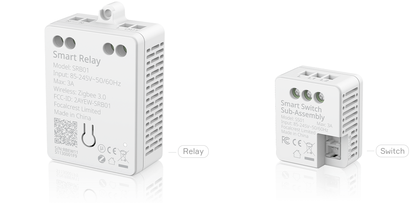 Smart Light Switch Relay Switch No Neutral | HomeKit/Zigbee/Multi-Protocol