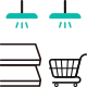 Smart retail technology icon