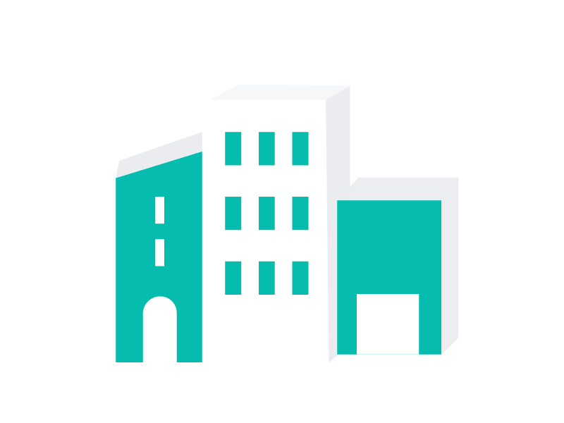 Hotels and apartments icon
