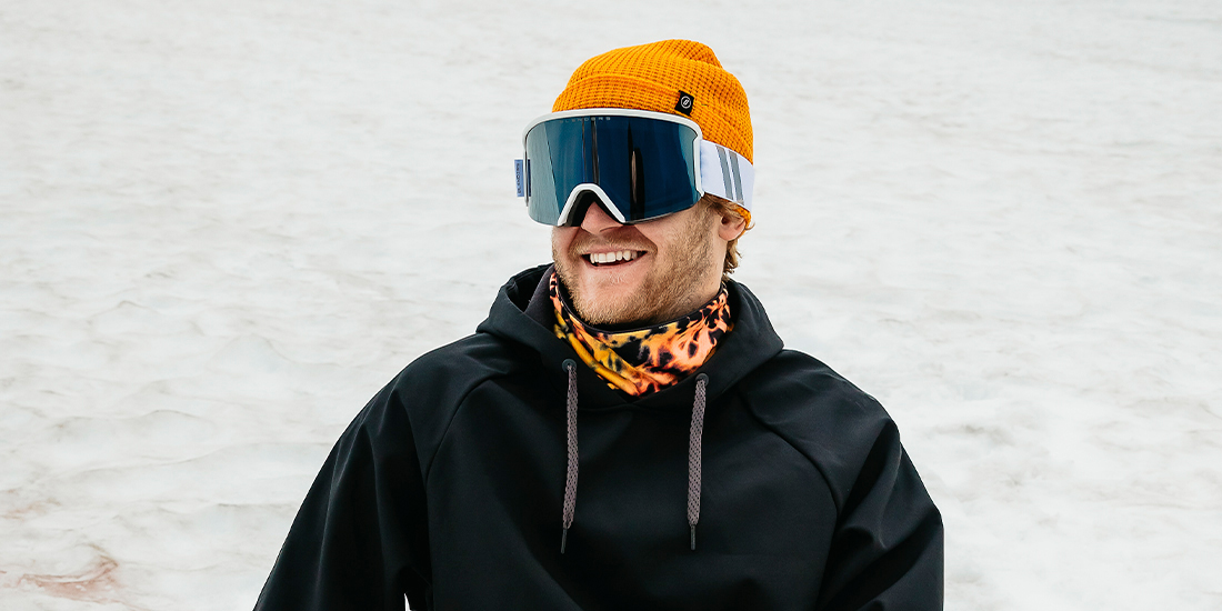 Mens white ski goggles on sale