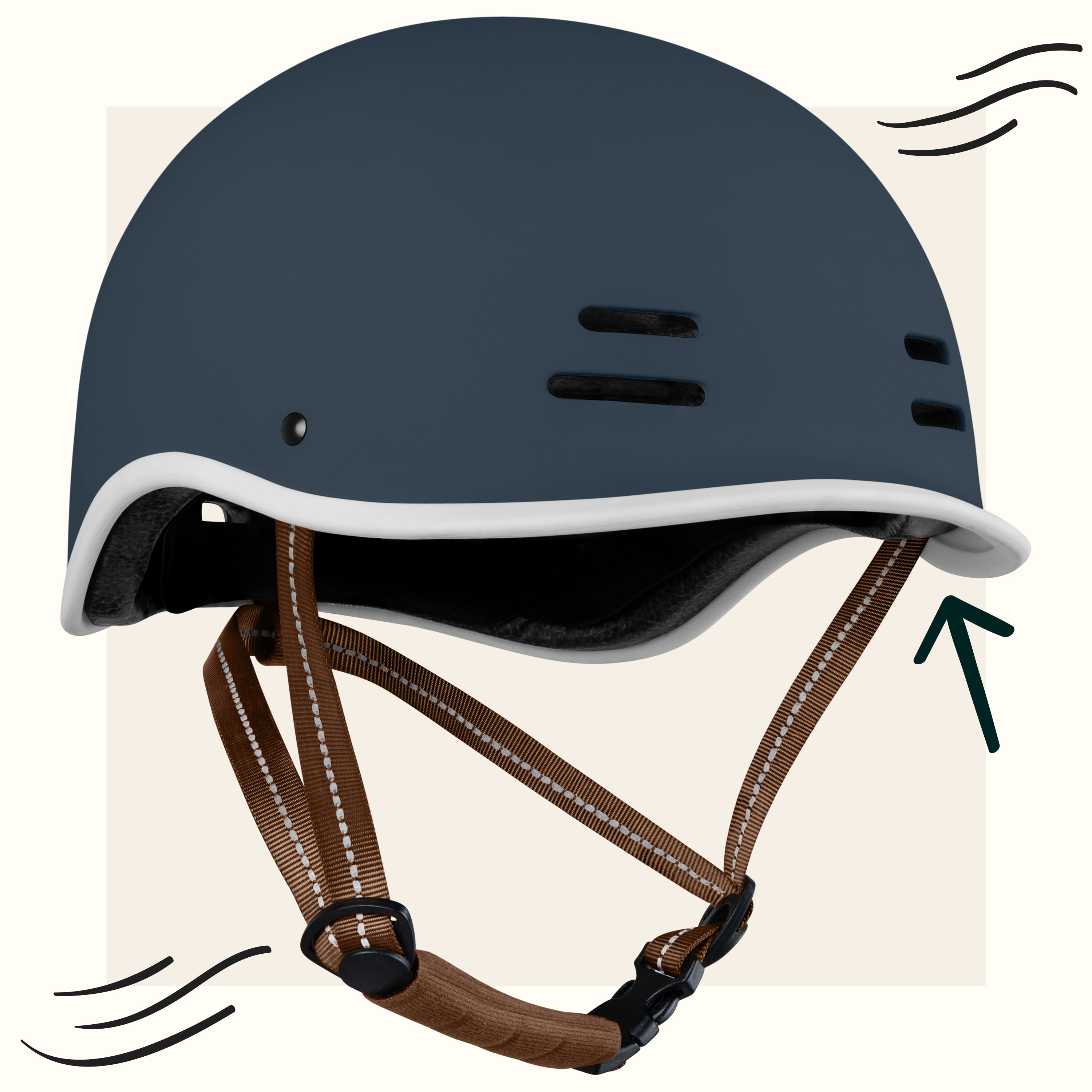 Remi Bike Helmet Retrospec
