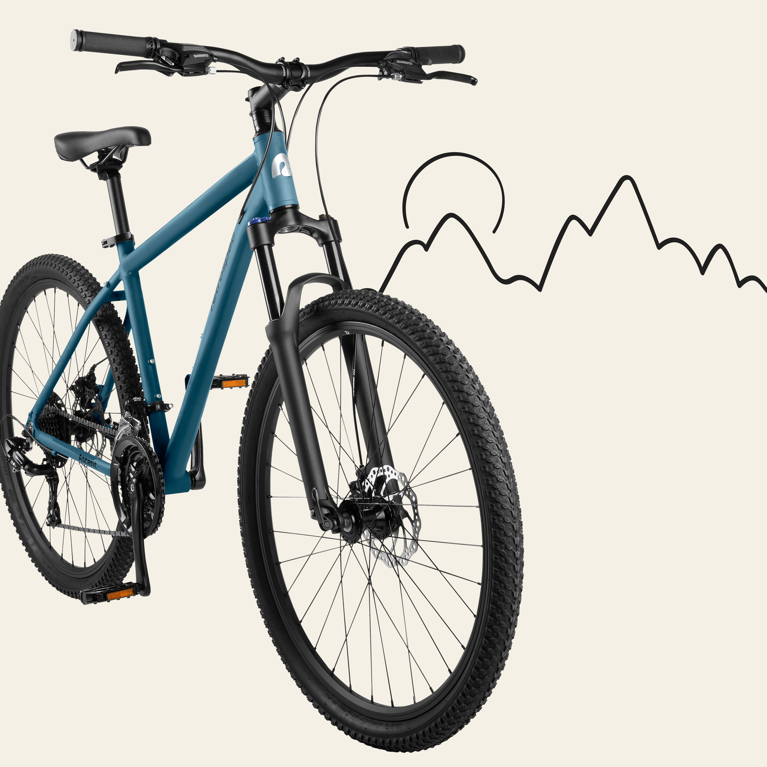 Ascent Mountain Bike 27.5" Retrospec