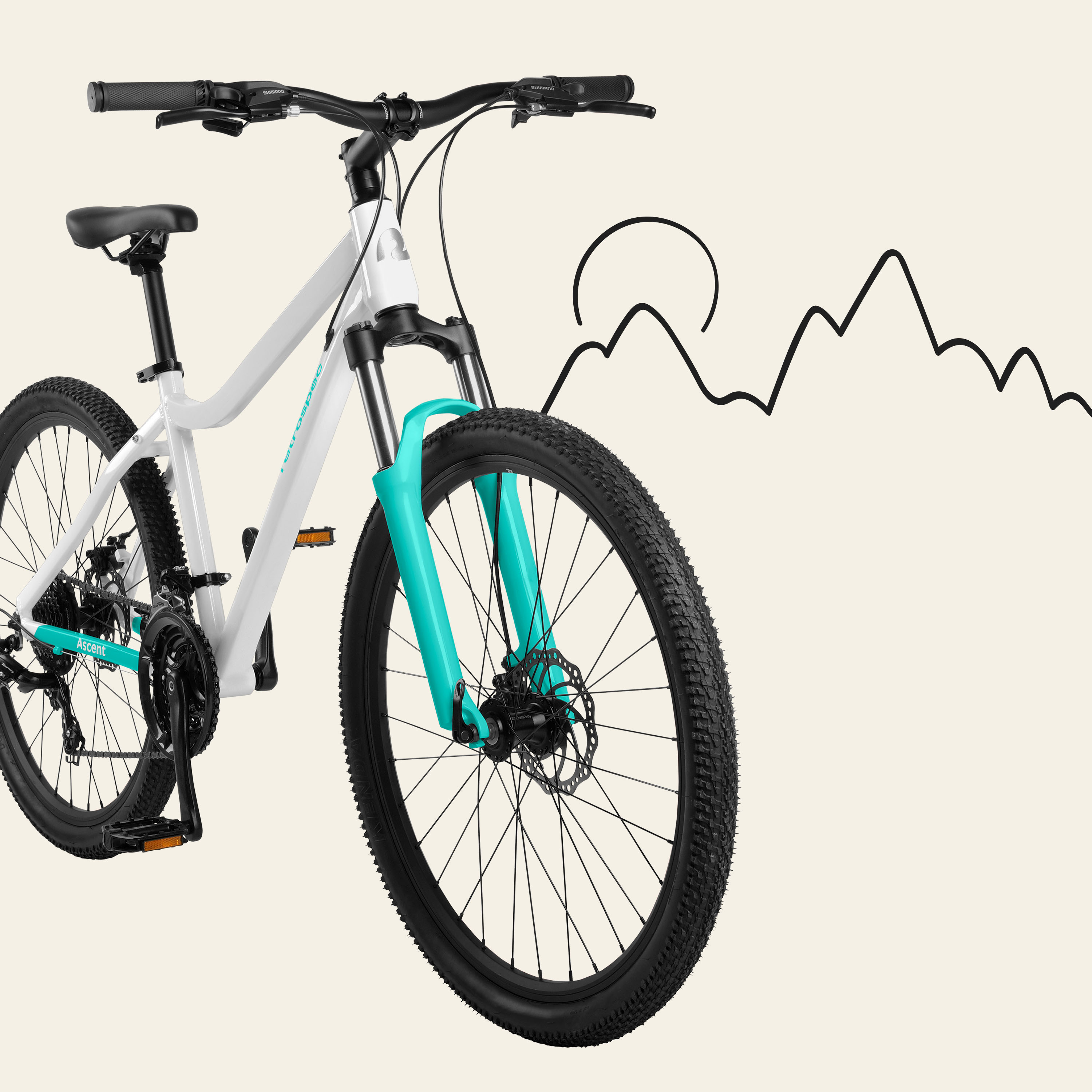 Ascent Mountain Bike 26" Retrospec