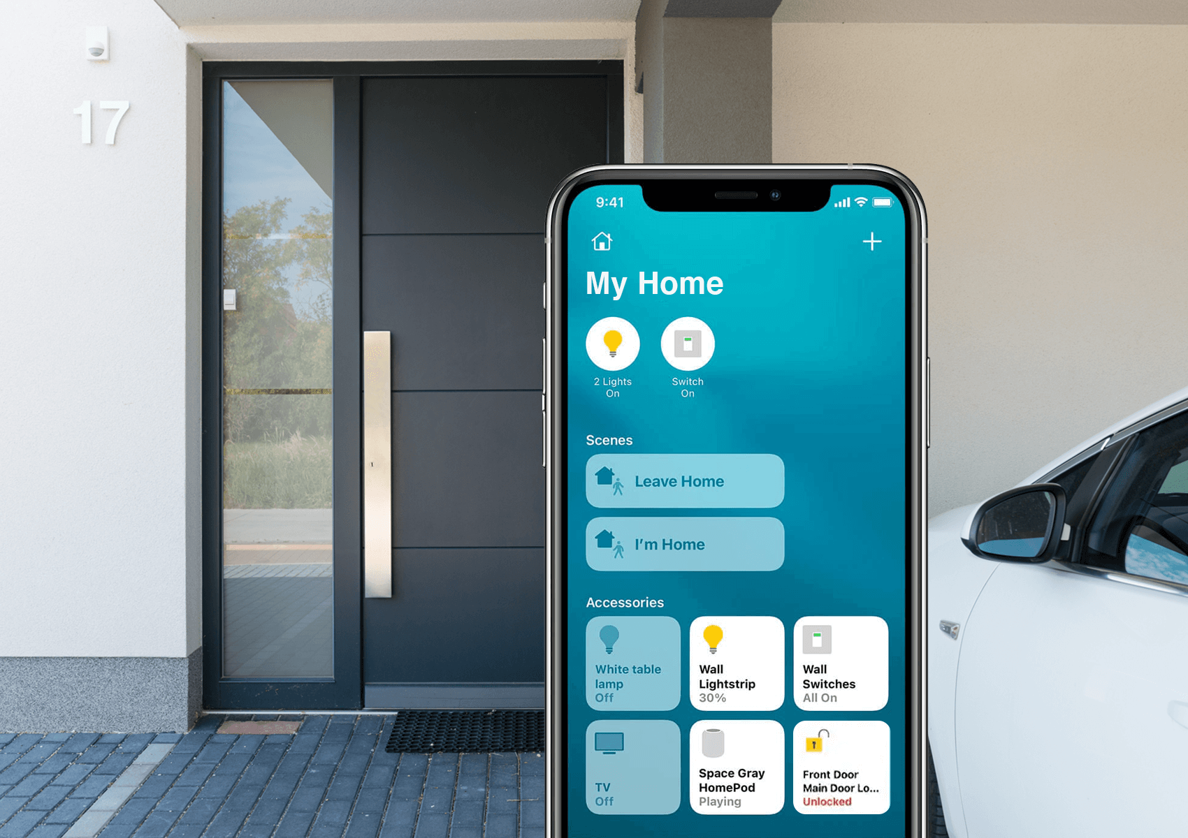 Homepod light deals switch