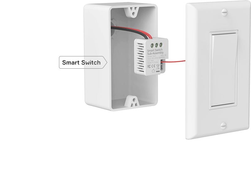 HomeKit Light Switch No Neutral | EVVR In-Wall Smart Relay Switch