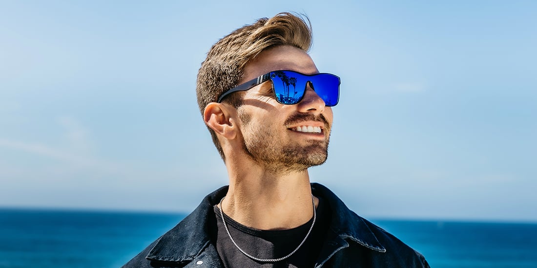 Dark Smoke Millenia X2 Gray Blue Mirrored Sunglasses