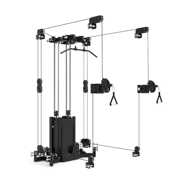 All In 1 Cable Trainer - Power Rack with Cable Machine, Smith Machine & Accessory Pack - Vanta Series