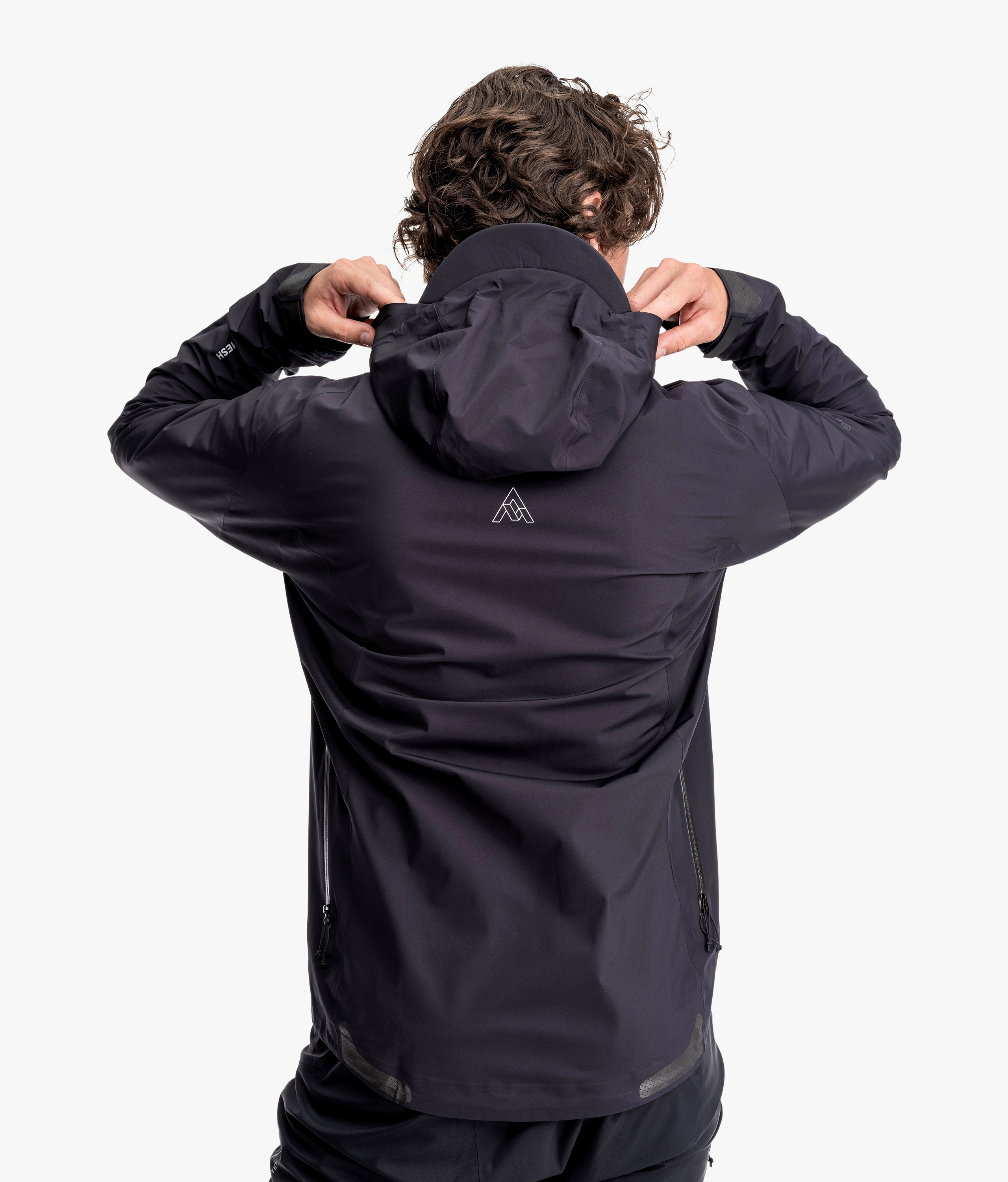 MaSa専用OMBRE CHECK WOOLSPORT JACKET COTTON LINEN SULFIDED OZONE JACKET WITH 4POCKETS AND DOUBLE