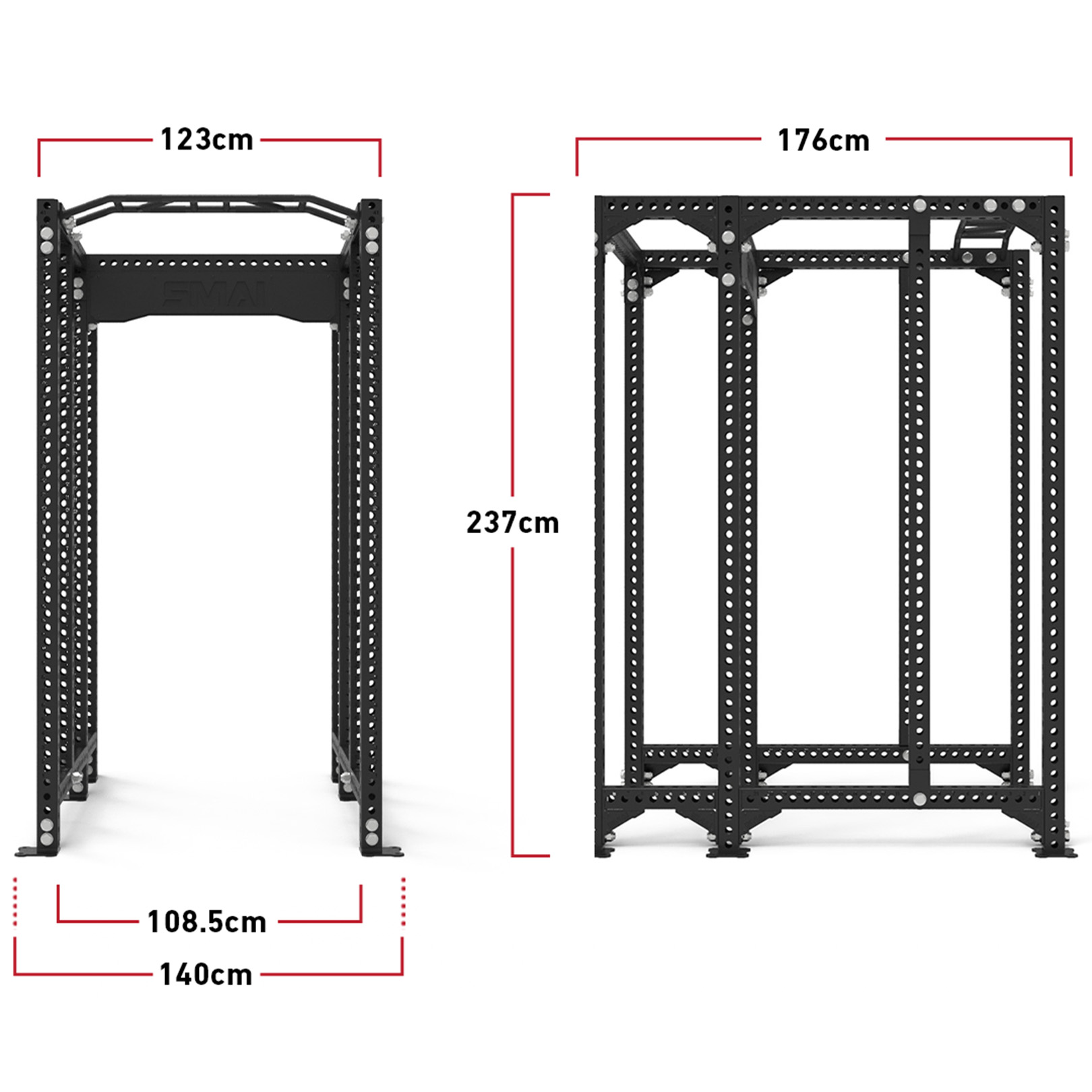 Power Rack with Half Rack Add On - Vanta Series