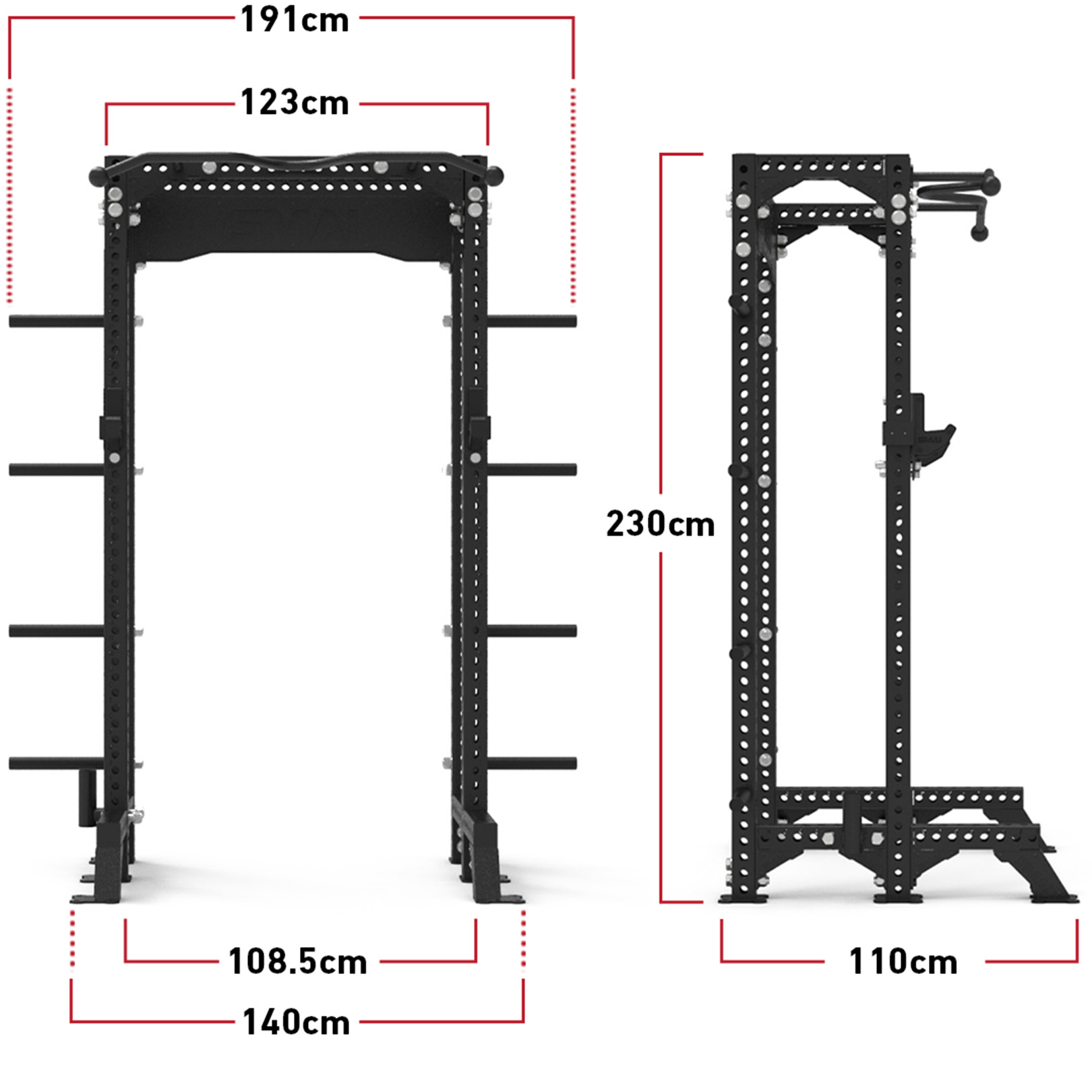 Half Power Rack Core Package - Vanta Series