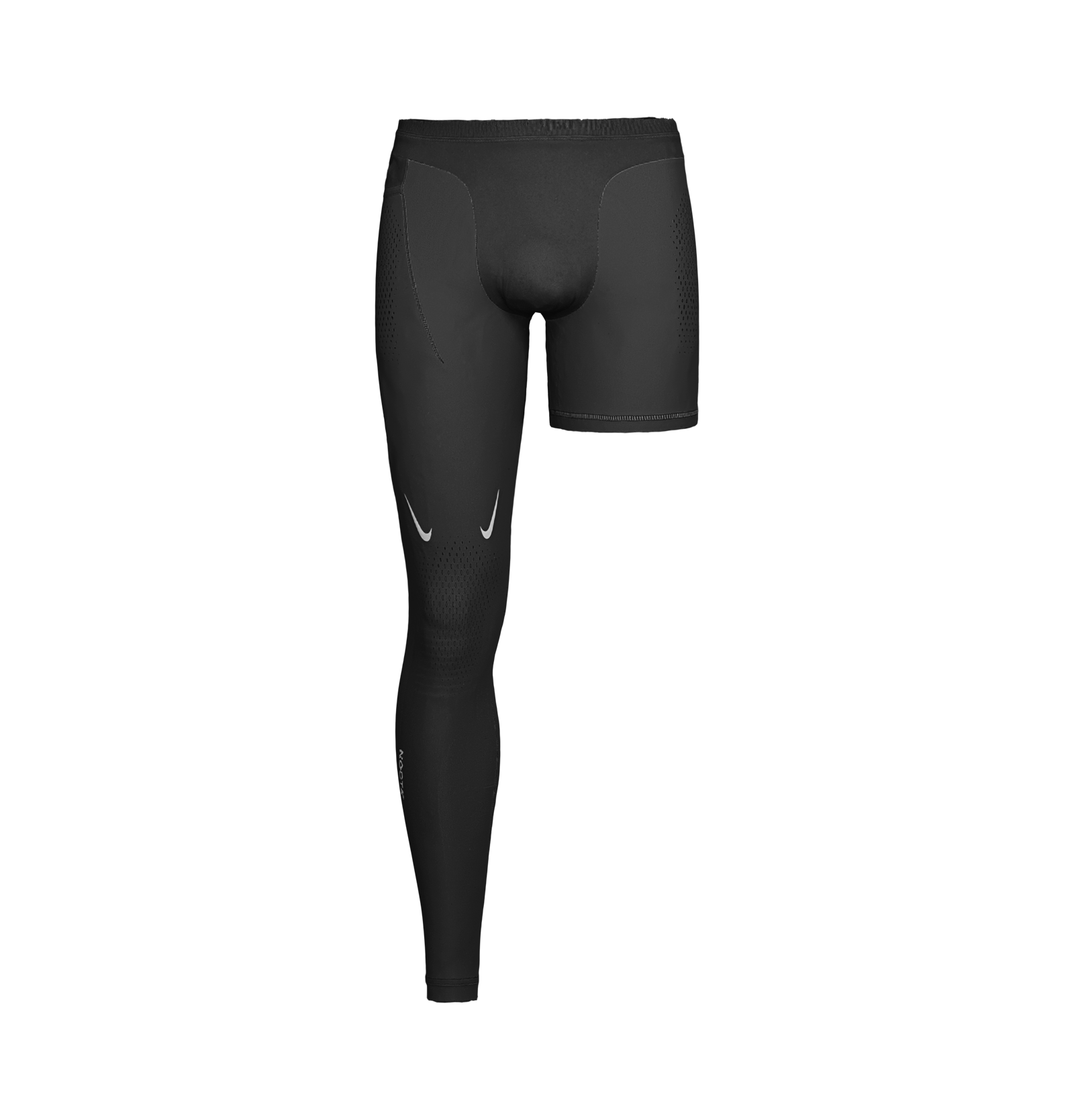 Left One Leg Compression Pants