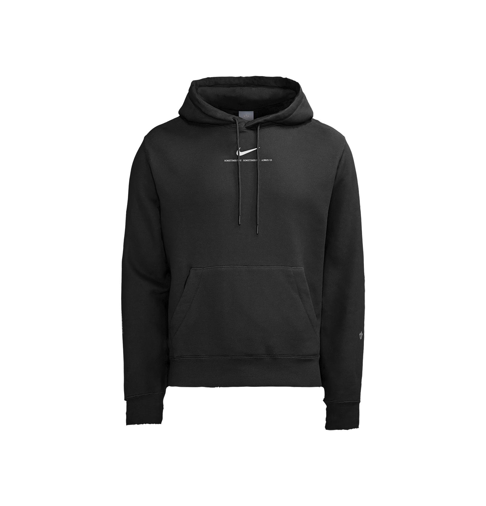 Fleece hoodie black sales