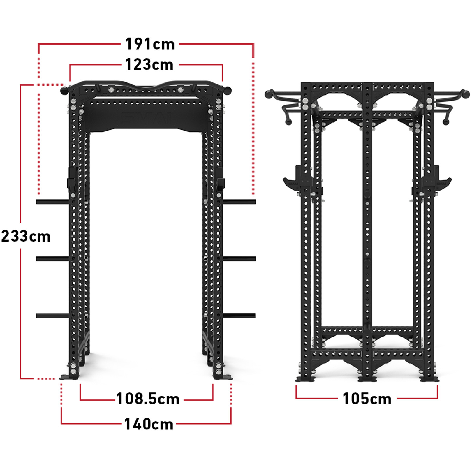 Double Sided Half Rack - Vanta Series - PRE ORDER - ETA LATE JULY – SMAI