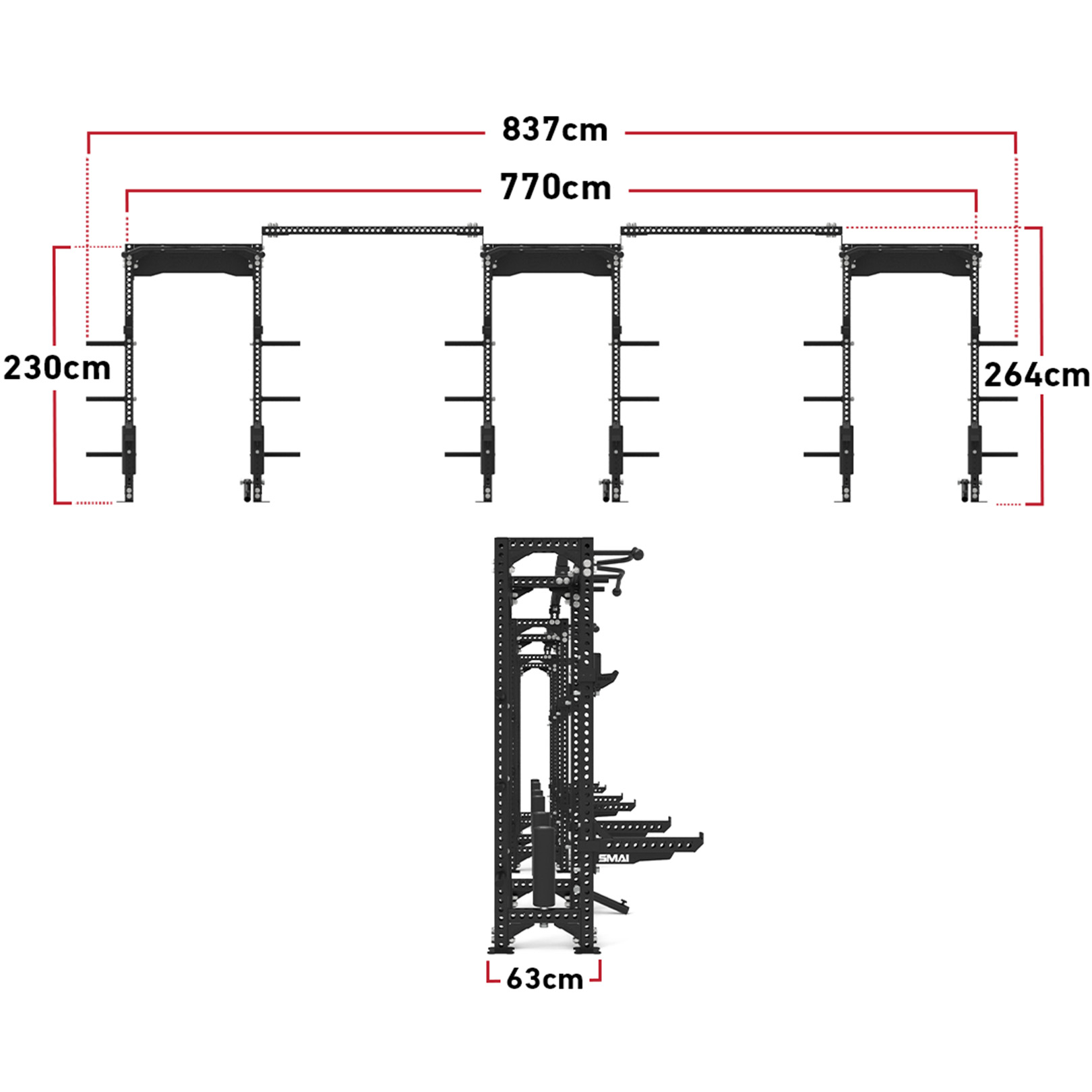 3 Half Racks Cells - Vanta Series