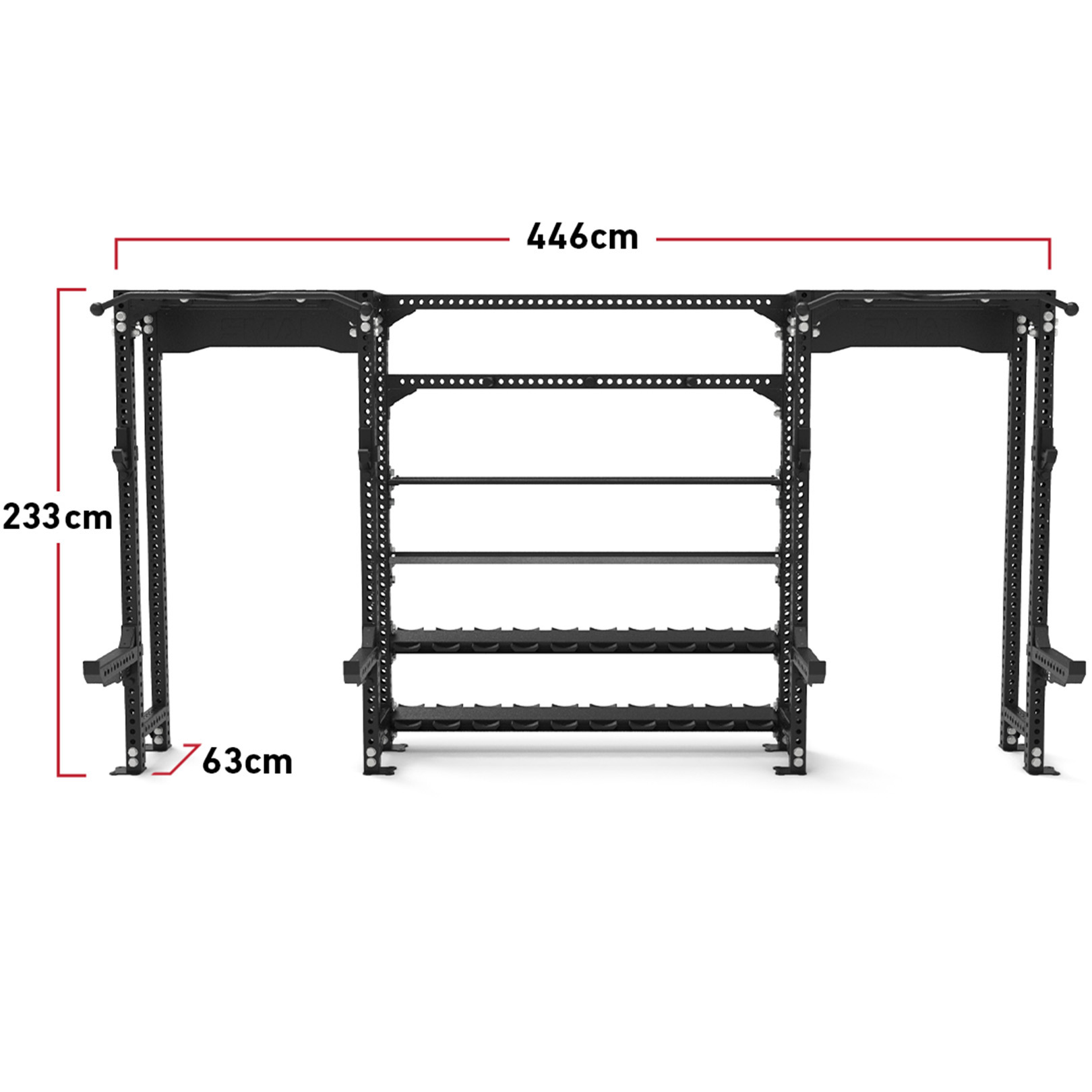 Module Holder Half Rack 2 Half Rack Cells with Storage - Vanta Series - PRE ORDER - ETA LATE J ...