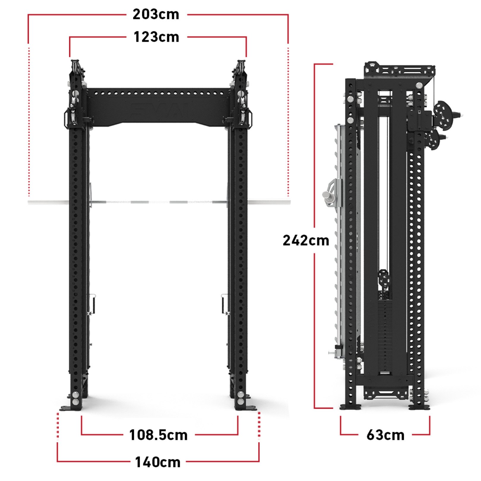 Functional Trainer Dual Cable Towers & Smith Machine - Vanta Series