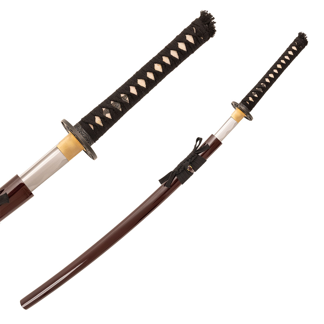 High Carbon Steel Katana - Crimson Eclipse