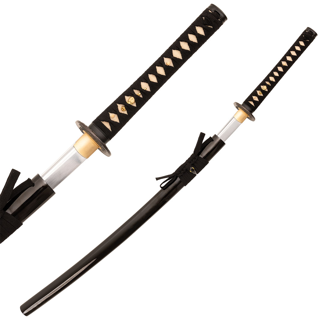 High Carbon Steel Katana - Black Widow