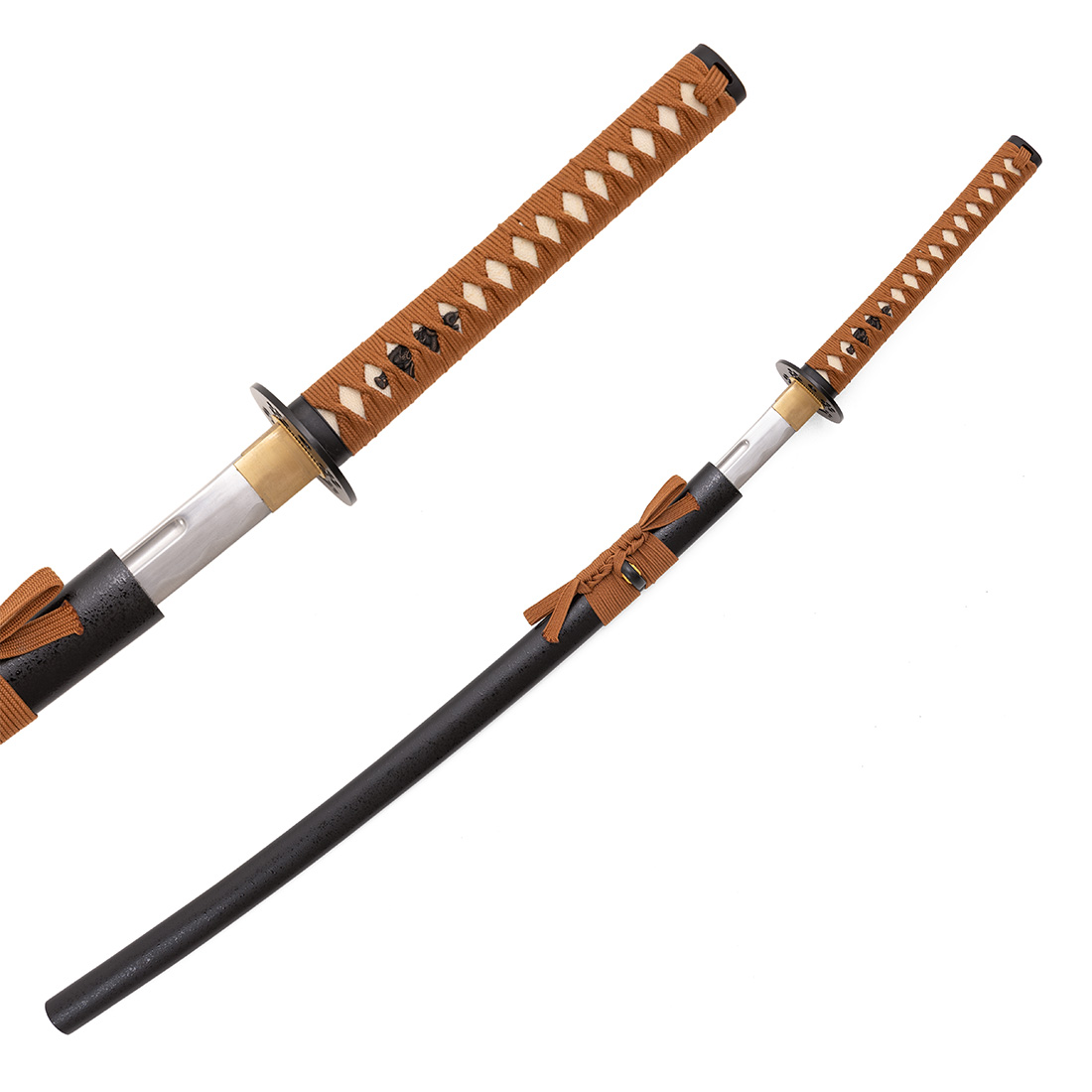 Aluminium Brown Display Katana - Draelthorn